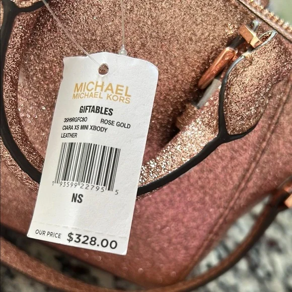 Michael Kors Mini Leather Crossbody - Picture 2 of 9